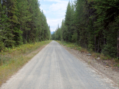 GDMBR, southbound approaching Cold Creek, MT.